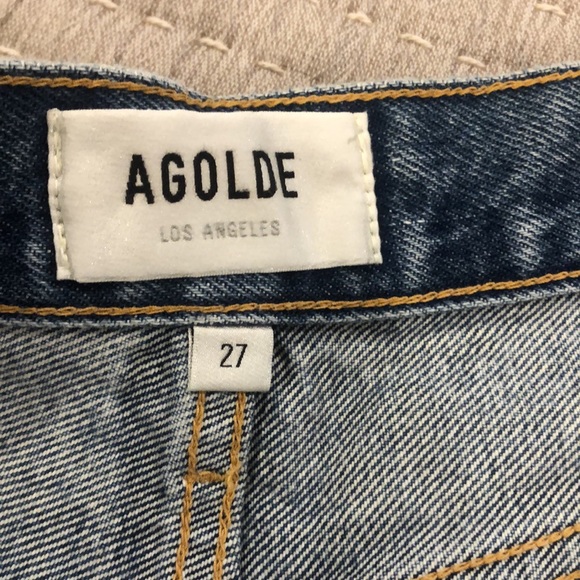 Agolde Dee Jean Shorts Cutoffs 27 - Picture 6 of 7
